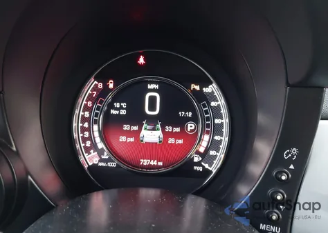 2017 Fiat 500C Abarth из США, поврежденный, VIN 3C3CFFJH1HT548000